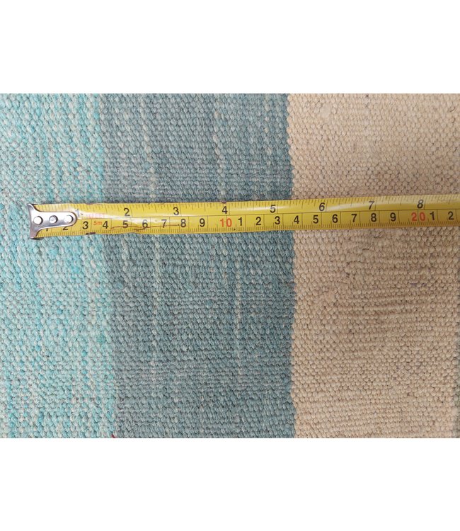 Handgemaakt Modern Kelim Wol Vloerkleed 292x201 cm