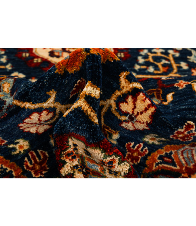 Handgeknoopt Suzani tapijt 278x203 cm  oosters kleed vloerkleed