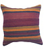 sier kleur 1x unieke vintage kelim kussen met vulling  50x50cm