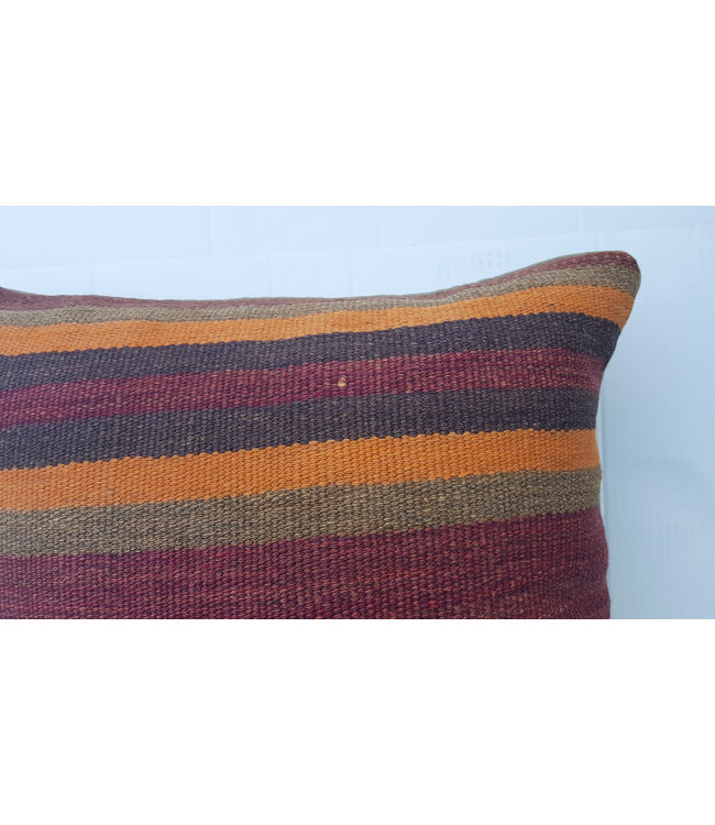 sier kleur 1x unieke vintage kelim kussen met vulling  50x50cm