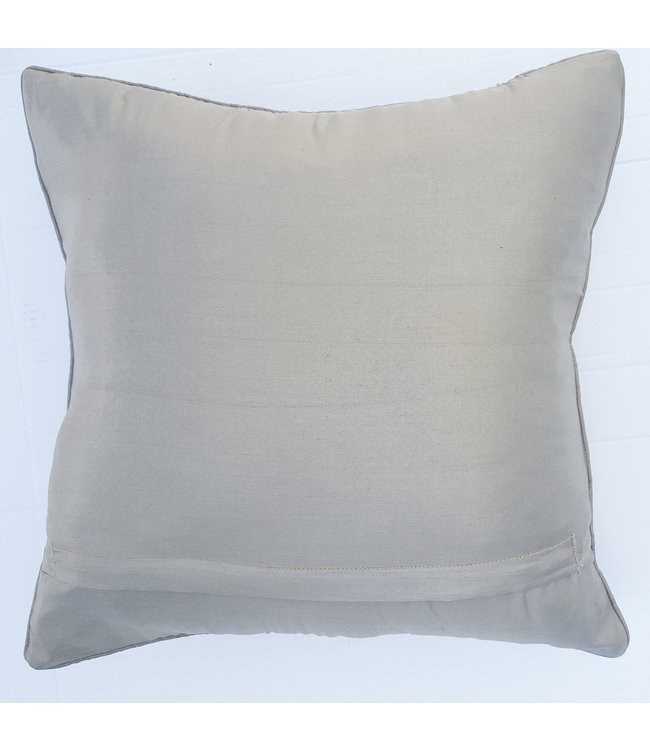 sier kleur 1x unieke vintage kelim kussen met vulling  50x50cm