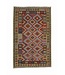 Handgewebte Orientalisch Wolle Kelim Teppich 238x157 cm