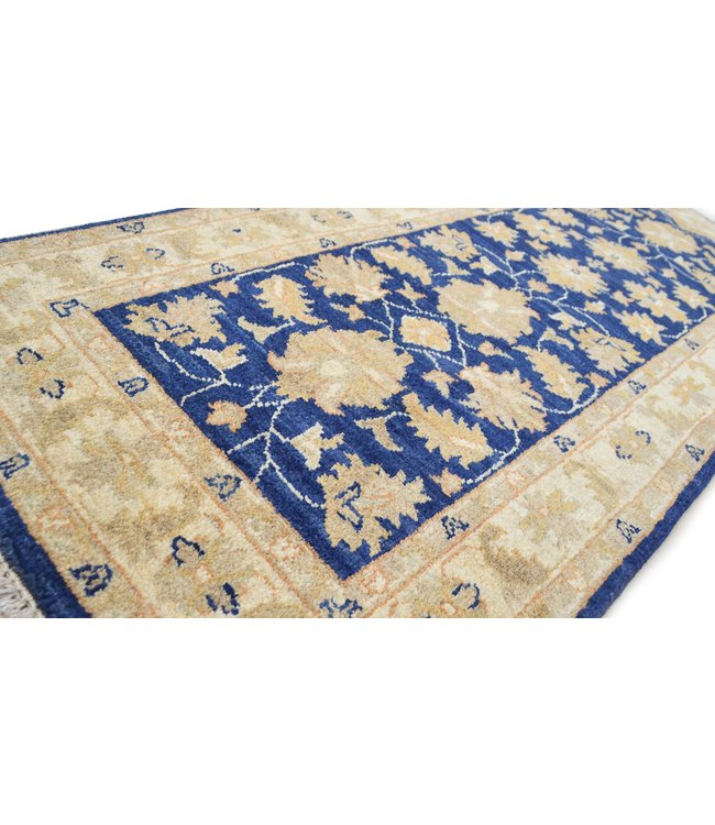 Hand knotted Afghan Ziegler Hallway runner 4'85x2'09 Feet Traditional 100% Wool