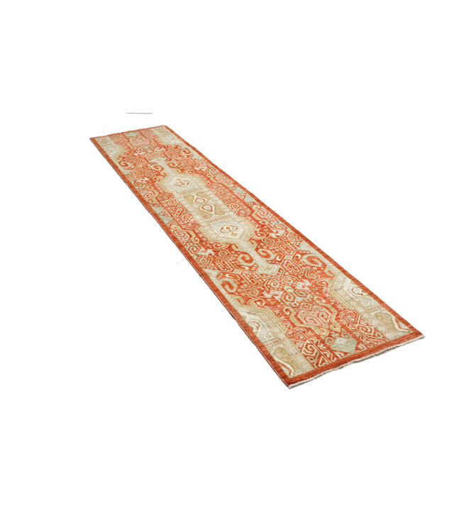 Ziegler kleed 383x81cm vloerkleed tapijt zieglers Loper hand geknoopt