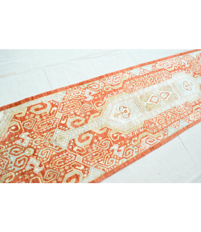 Ziegler kleed 383x81cm vloerkleed tapijt zieglers Loper hand geknoopt