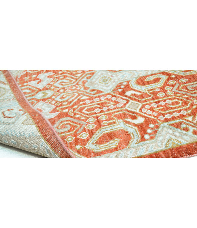 Ziegler kleed 383x81cm vloerkleed tapijt zieglers Loper hand geknoopt