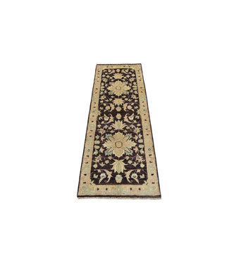 Handknotted Afghan Ziegler Hallway runner 5'57x2'78 Feet Traditional 100% Wool