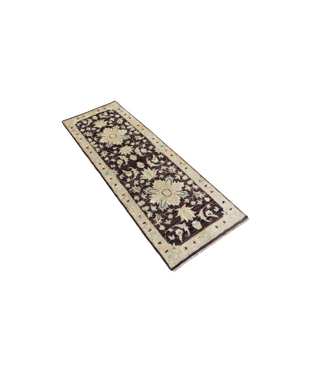 Handknotted Afghan Ziegler Hallway runner   5'57x2'78 Feet Traditional 100% Wool