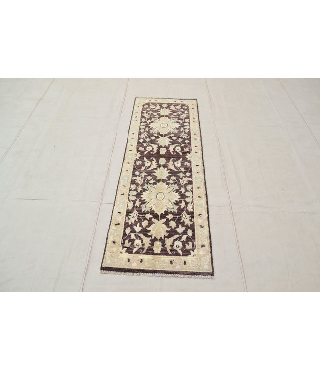 Handknotted Afghan Ziegler Hallway runner   5'70x1'96 Feet Traditional 100% Wool