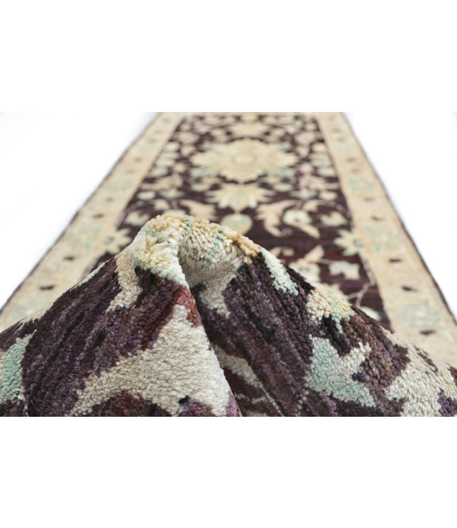 Ziegler kleed 174x60cm vloerkleed tapijt kelims Loper hand geknoopt