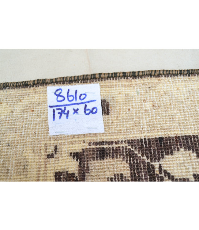 Handknotted Afghan Ziegler Hallway runner   5'70x1'96 Feet Traditional 100% Wool