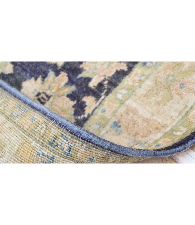 Handknotted Afghan Ziegler Hallway runner 6'59x2'42 Feet Traditional 100% Wool