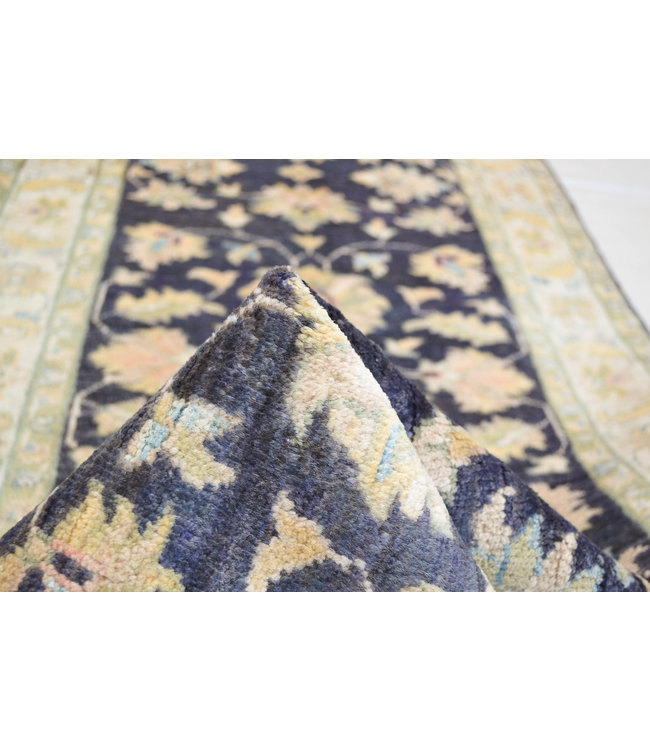 Handknotted Afghan Ziegler Hallway runner 6'59x2'42 Feet Traditional 100% Wool