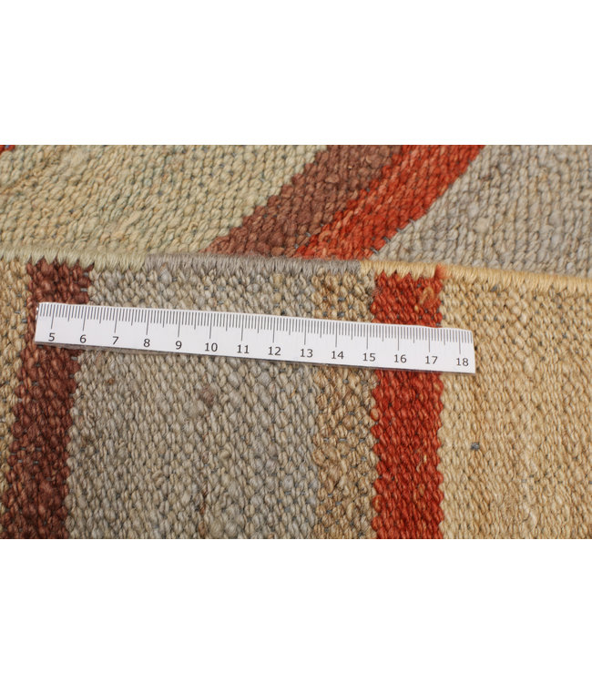 10'07x8'16 Hand Woven Modern Wool Kilim Area Rug