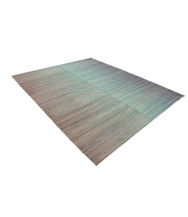 9'54x7'90 Hand Woven Modern Wool Kilim Area Rug