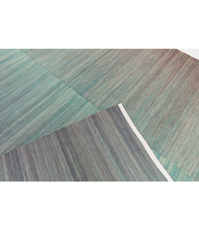 9'54x7'90 Hand Woven Modern Wool Kilim Area Rug