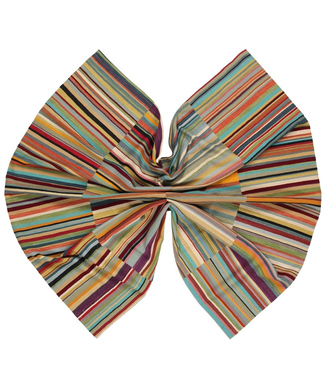 Handgewebte Modern Wolle Kelim Teppich 286x265cm