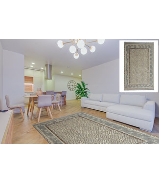 Handgewebte Braun Wolle Kelim Teppich 308x201 cm Handgewebte Braun Wolle Kelim Teppich 308x201 cm