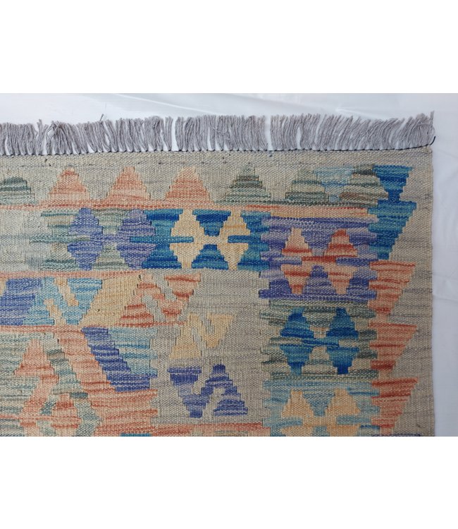 9'84x6'73 Hand Woven Afghan Wool Kilim Area Rug