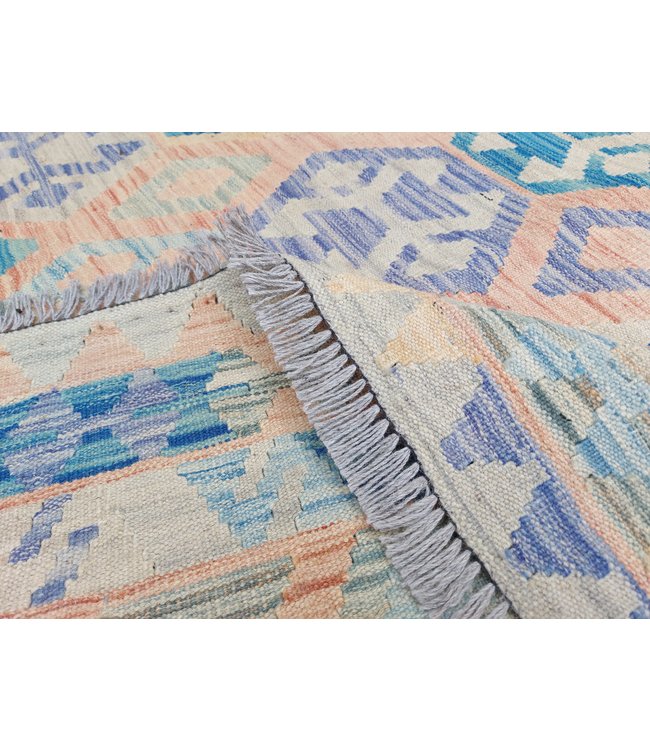 9'84x6'73 Hand Woven Afghan Wool Kilim Area Rug