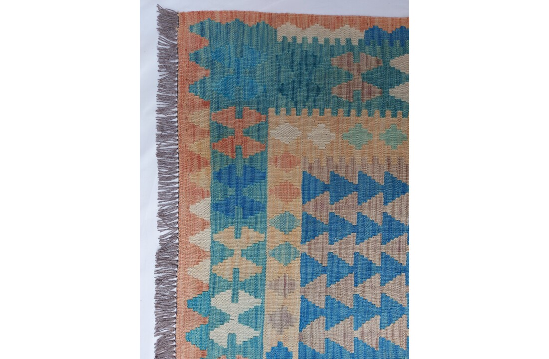 exclusive Vloerkleed Tapijt Kelim 297x203 cm Kleed Hand Geweven Kilim