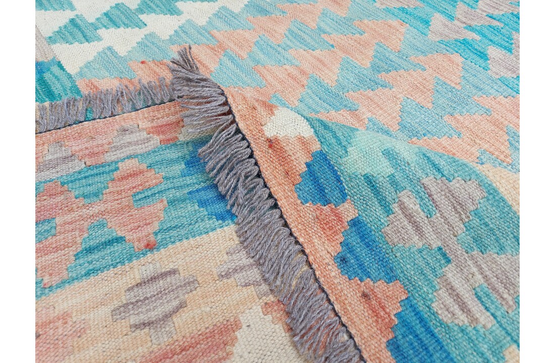 exclusive Vloerkleed Tapijt Kelim 297x203 cm Kleed Hand Geweven Kilim