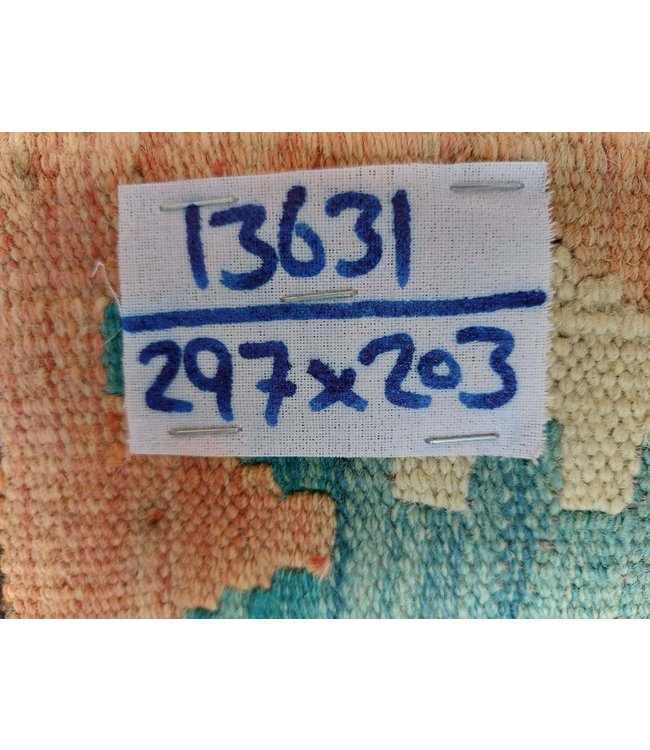 9'74x6'66 Hand Woven Afghan Wool Kilim Area Rug