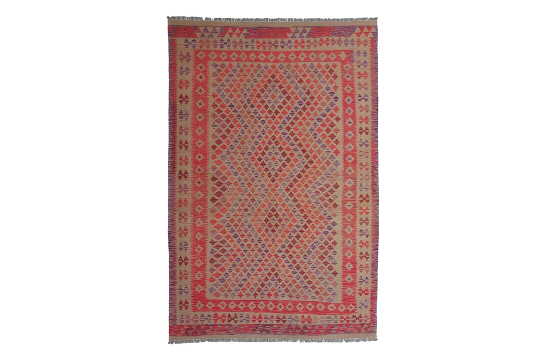 exclusive Kelim Teppich 309x206 cm afghan kilim teppich