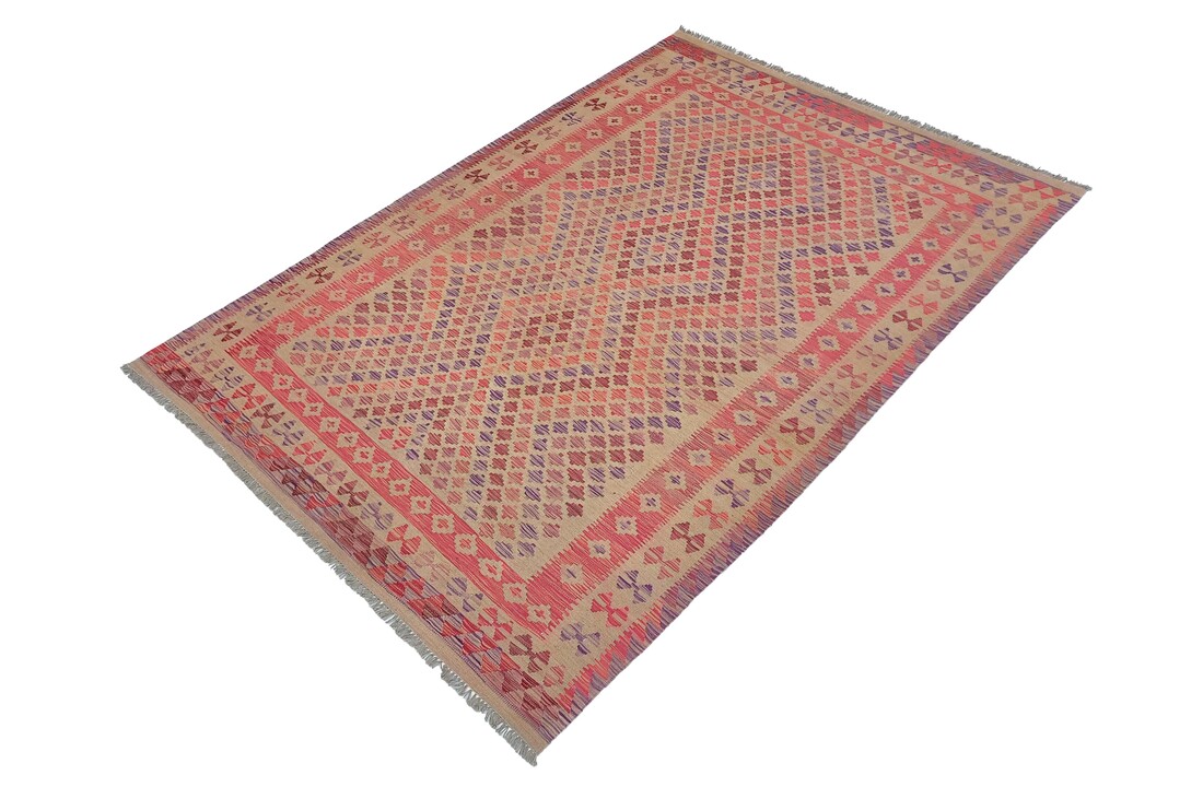 exclusive Kelim Teppich 309x206 cm afghan kilim teppich