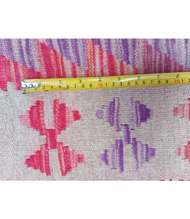 10'14x6'76 Hand Woven Afghan Wool Kilim Area Rug