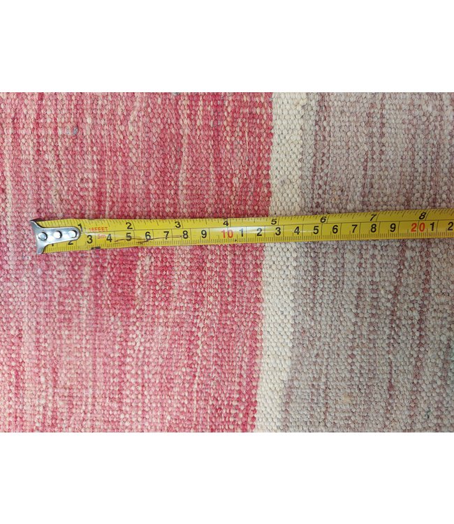 9'71x6'46 Hand Woven Modern Wool Kilim Area Rug