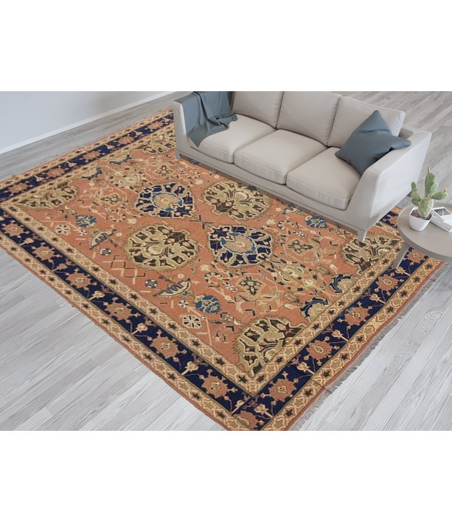 Handwoven Sumak kilim rug 282x236 cm