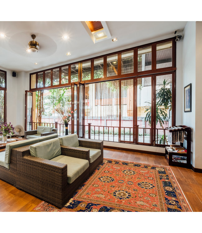 Handgewebt Sumak kelim teppich 280x244 cm