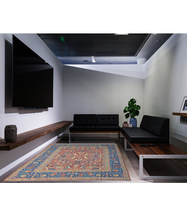 Stylish Handmade 11'15X8'79 Sumak Kilim Area Rug Weave 340X268 cm