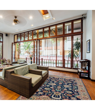 Handgewebt Sumak kelim teppich 362x260 cm