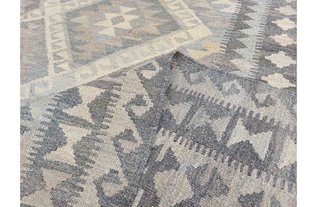 exclusive Vloerkleed Tapijt Kelim 306x197 cm Kleed Hand Geweven Kilim