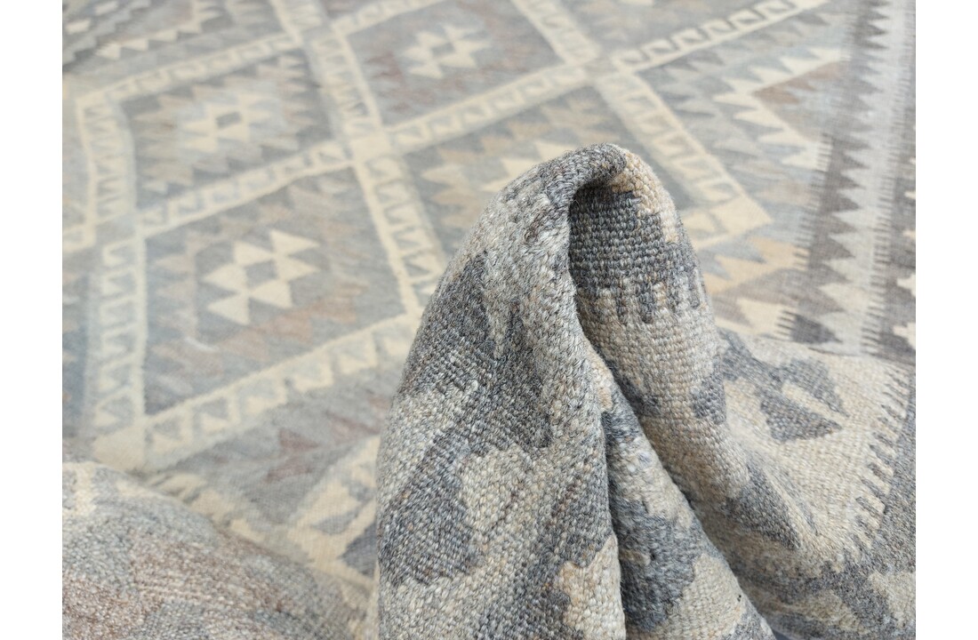 exclusive Vloerkleed Tapijt Kelim 306x197 cm Kleed Hand Geweven Kilim