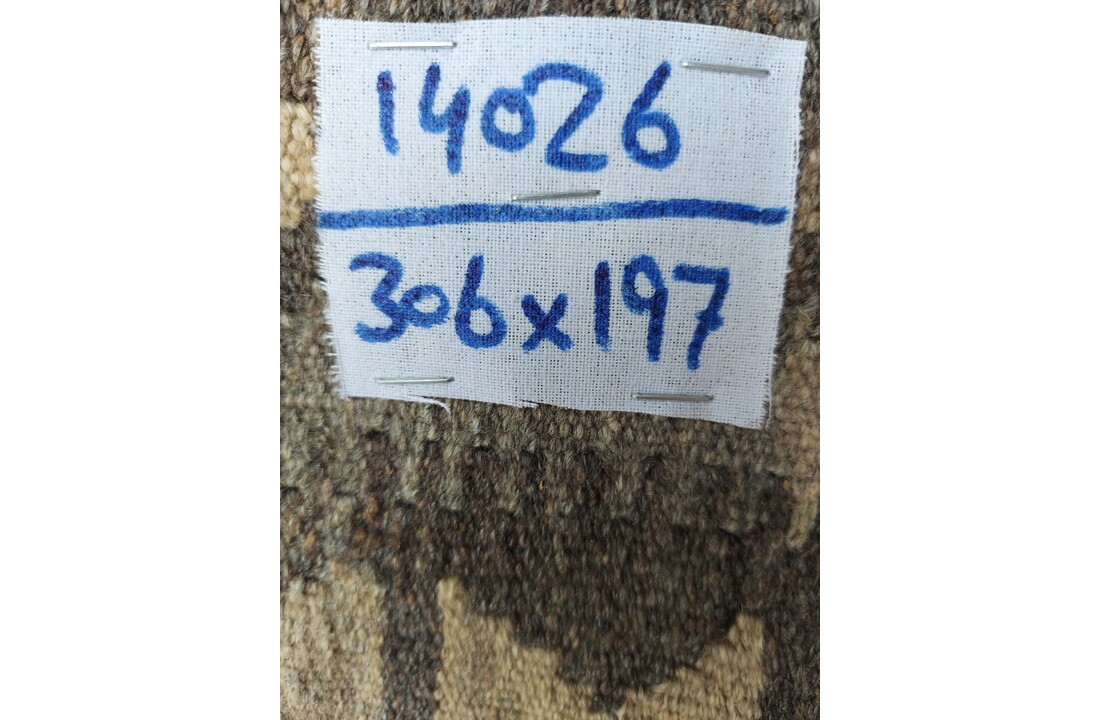 exclusive Vloerkleed Tapijt Kelim 306x197 cm Kleed Hand Geweven Kilim