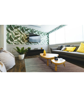 Handgewebte Modern Wolle Kelim Teppich 284x240cm