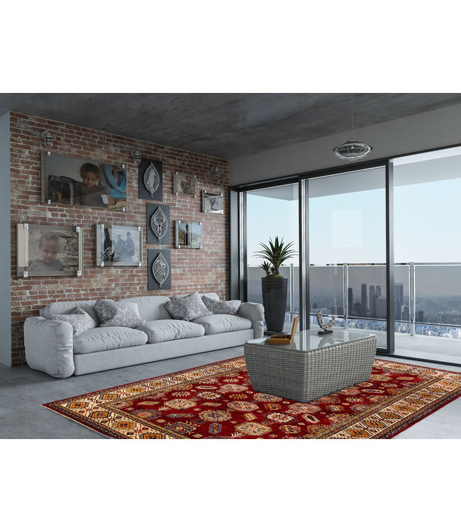 super fein oriental kazak teppich 426x304 cm