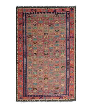 9'94x6'50 Hand Woven Afghan Wool Kilim Area Rug