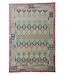 9'74x6'73 Hand Woven Afghan Wool Kilim Area Rug