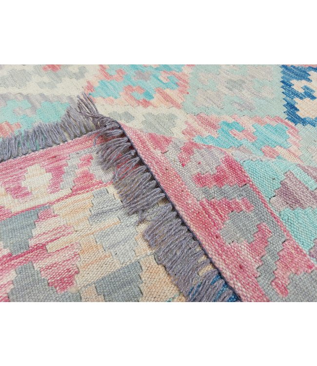 9'74x6'73 Hand Woven Afghan Wool Kilim Area Rug