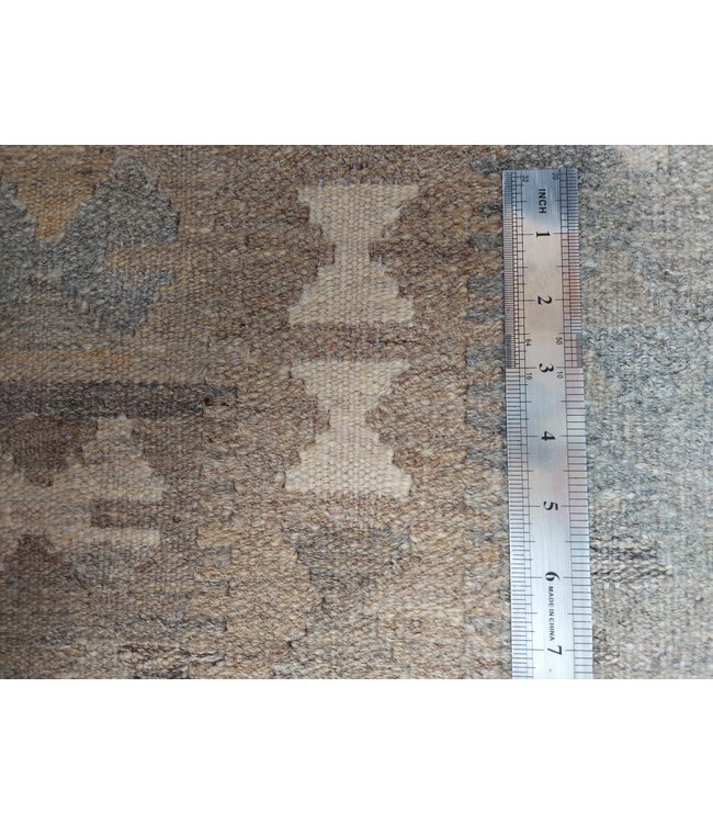 Handgemaakt Natural Kelim Wol Tapijt 286x198 cm