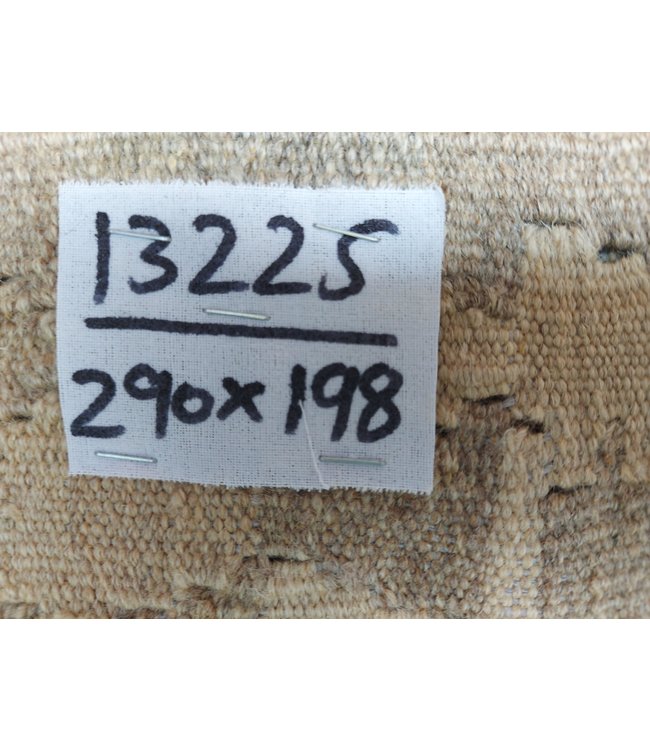 Handgemaakt Natural Kelim Wol Tapijt 290x198 cm