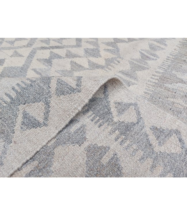 Handgemaakt Natural Kelim Wol Tapijt 300x204 cm