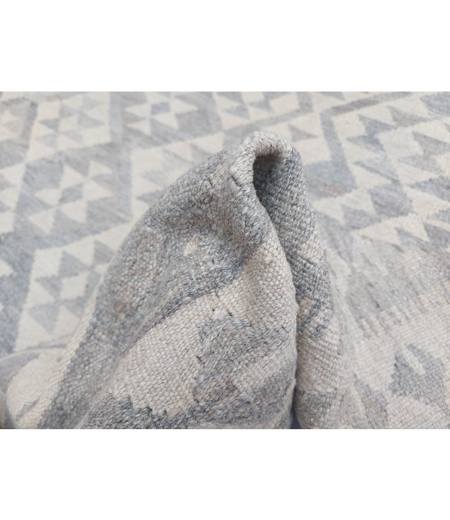 Handgemaakt Natural Kelim Wol Tapijt 300x204 cm