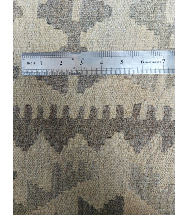 Handgemaakt Natural Kelim Wol Tapijt 297x201 cm