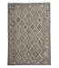 9'65x6'69 Hand Woven Brown Wool Kilim Area Rug