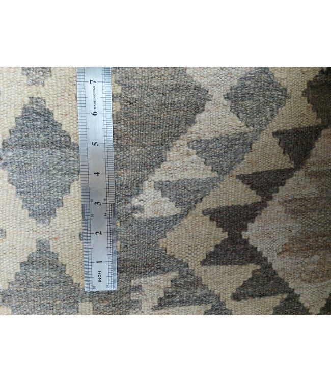 Handgemaakt Natural Kelim Wol Tapijt 288x207 cm